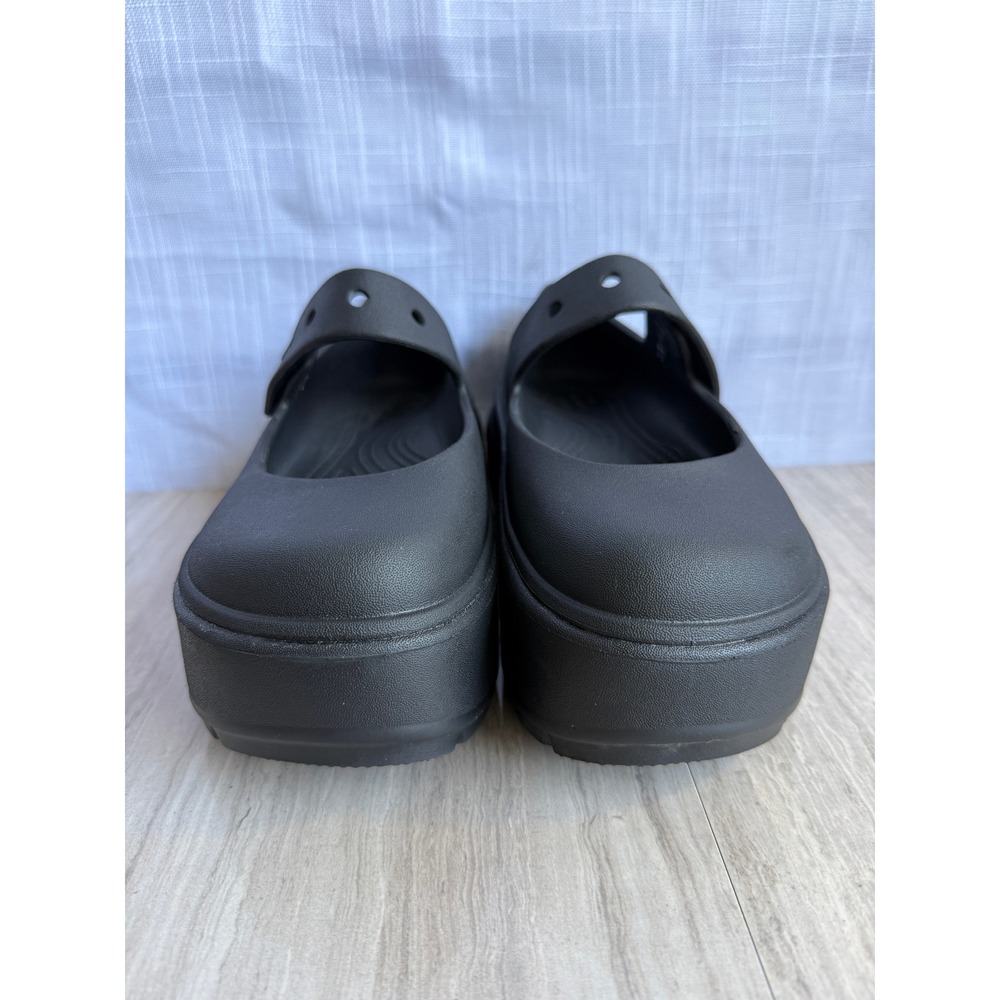 CROCS Women's Black Platform Mary Jane Clog - Picture 3 of 12